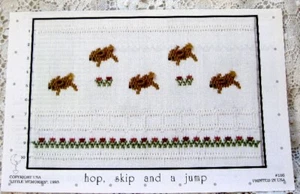 ~ LITTLE MEMORIES HOP SKIP & A JUMP HEIRLOOM SEWING SMOCKING DESIGN PLATE ~ - Picture 1 of 1