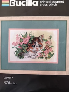 Bucilla Peeping Tom bedruckt 6x9" gezählt Kreuzstich Kit H2/XX1 - Bild 1 von 5