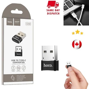 HOCO UA6 Adaptateur USB vers USB-C Type C OTG Convertisseur ou Téléphone Android Tablette Noir - Photo 1 sur 11