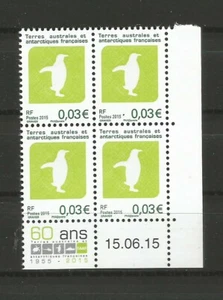 T.A.A.F. 2013 le manchot royal un bloc de 4 timbres neufs MNH /TR6196 - Picture 1 of 1