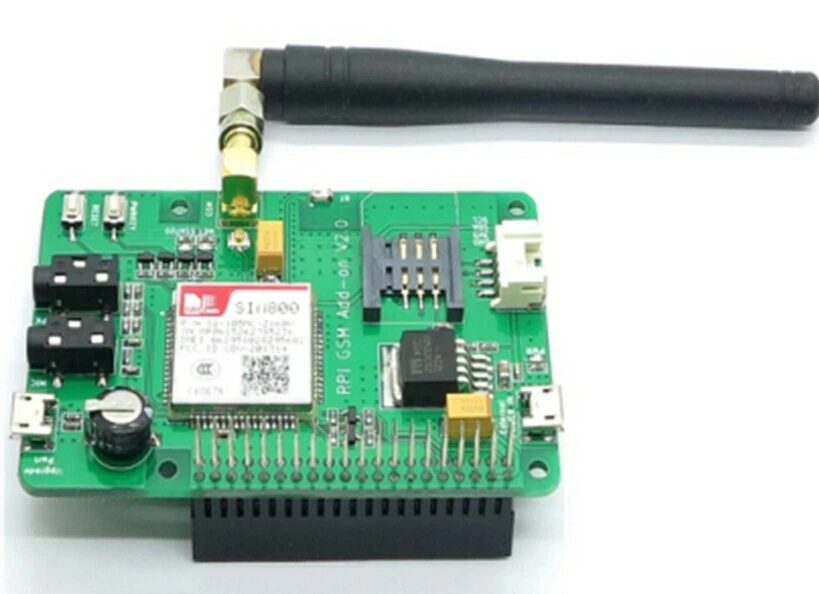 SIM800 Scheda Espansione con gsm / gprs Funzione SMS Per Raspberry PI - Imagen 1 de 1