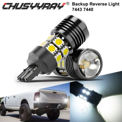 7443 7440 LED luz de circulación diurna DRL 6000K xenón blanco para Fiat 500 2012-2019 Foto 1 de 4