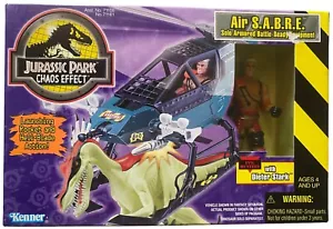 Jurassic Park Chaos Effect Air SABRE &Dieter Stark Action Figure 1997 Kenner NEW - Picture 1 of 7