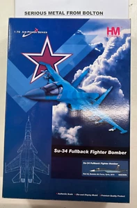 *HOBBY MASTER AIR POWER SERIES HA6302B SU34 FULLBACK FIGHTER BOMBER RED 26 1:72* - Picture 1 of 4