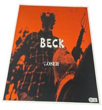 Beck Hansen Signed Autographed 12x18 Poster Photo Loser Beckett COA