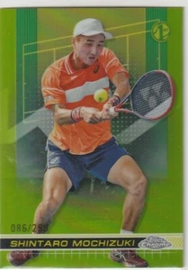 2024 Topps cromo tenis verde lima refractor #65 novato Shintaro Mochizuki/299 - Imagen 1 de 1