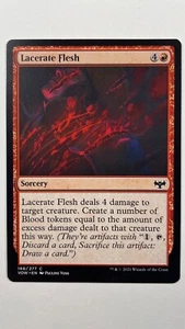 Magic the Gathering The Gathering Innistrad Carmesí Vow Lacerate Flesh 166/277 Magic the Gathering - Imagen 1 de 2