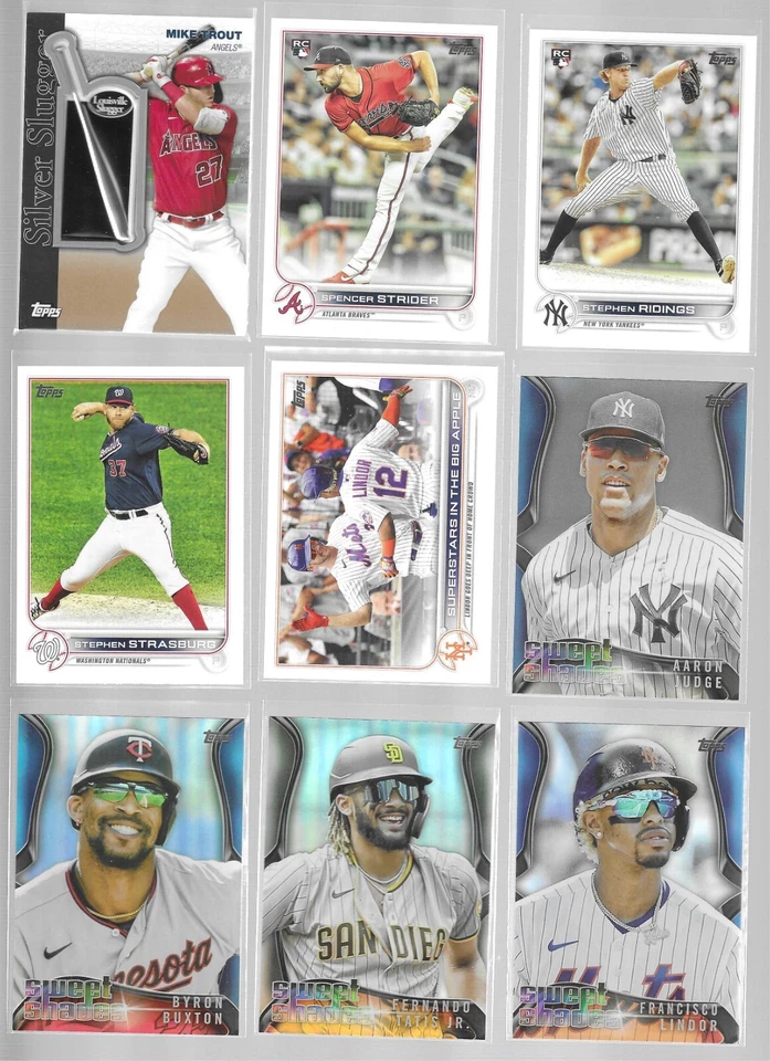 2022 Topps Silver Slugger Patch Card Gold Mike Trout #SSA-MT #'s 15/75 Angels - Image 1 of 1