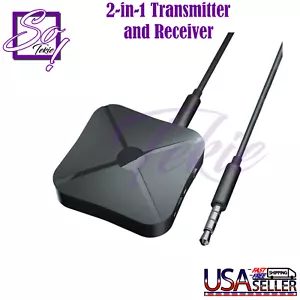 2in1 Bluetooth Sender Empfänger Wireless Adapter TV Heim Stereo A2DP Audio - Bild 1 von 12