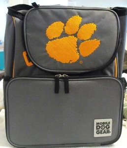 Clemson embroidered Weekender back pack Dog Bag, stores all your needs. - Picture 1 of 10