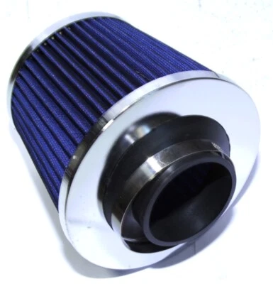 2.5" Blue Cold Air Intake Filter Turbo Application Universal for cars trucks    — 第 1/4 张图片