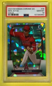 2023 Bowman Chrome Sapphire Edition Ben Joyce #36 Aqua RC 40/99 PSA 10 - Picture 1 of 3