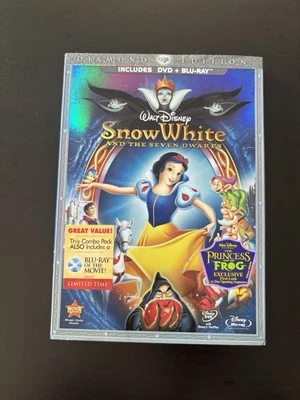 Snow White and the Seven Dwarfs Disney Diamond Edition DVD Movie w/ Slipcover - Image 1 of 4