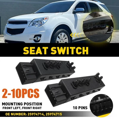 Seat Switch Control Driver+Passenger for 10-18 Chevy Equinox Malibu Camaro2-10X - Image 1 of 4