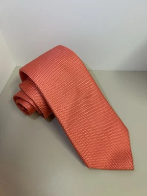 Corbata de seda coral Charles Tyrwhitt para hombre 60 X 3,5 pulgadas hecha en Inglaterra Foto 1 de 4