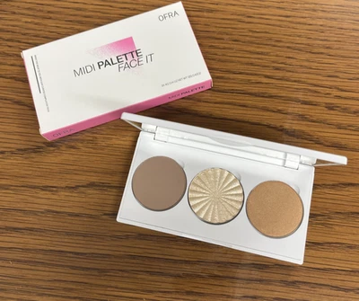 Ofra Cosmetics Face It Midi Palette ~ LIGHT ~ 3 Shades New In Box - Image 1 of 4