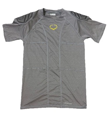 Adult Evoshield Swag Tech Padded Compression Baseball Shirt-Small, Black Xl - Image 1 of 4