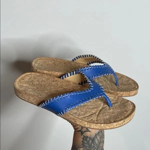Jack Rogers Damen blau Thelma Flip Flop Sandalen Größe 8 - Bild 1 von 5