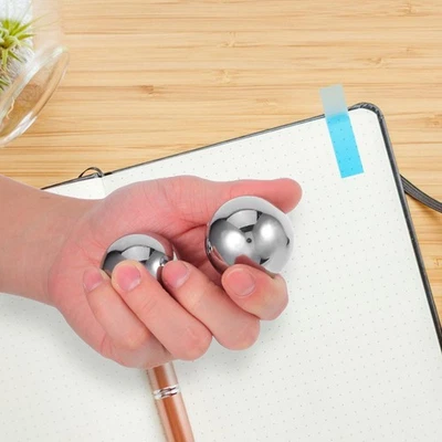  2 Piezas Dispositivos de Fortalecimiento de Manos Ejercicio Fitness Balones de Mano Foto 1 de 4