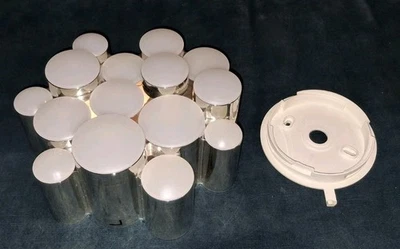 Ikea 502.480.65 Sodersvik Ceiling Light Chrome plastic with white 'bubbles' Used - Image 1 of 4