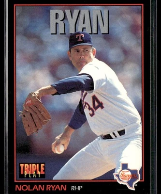 1993 Triple Play #96 Nolan Ryan Baseball Card 1303E - Image 1 of 2