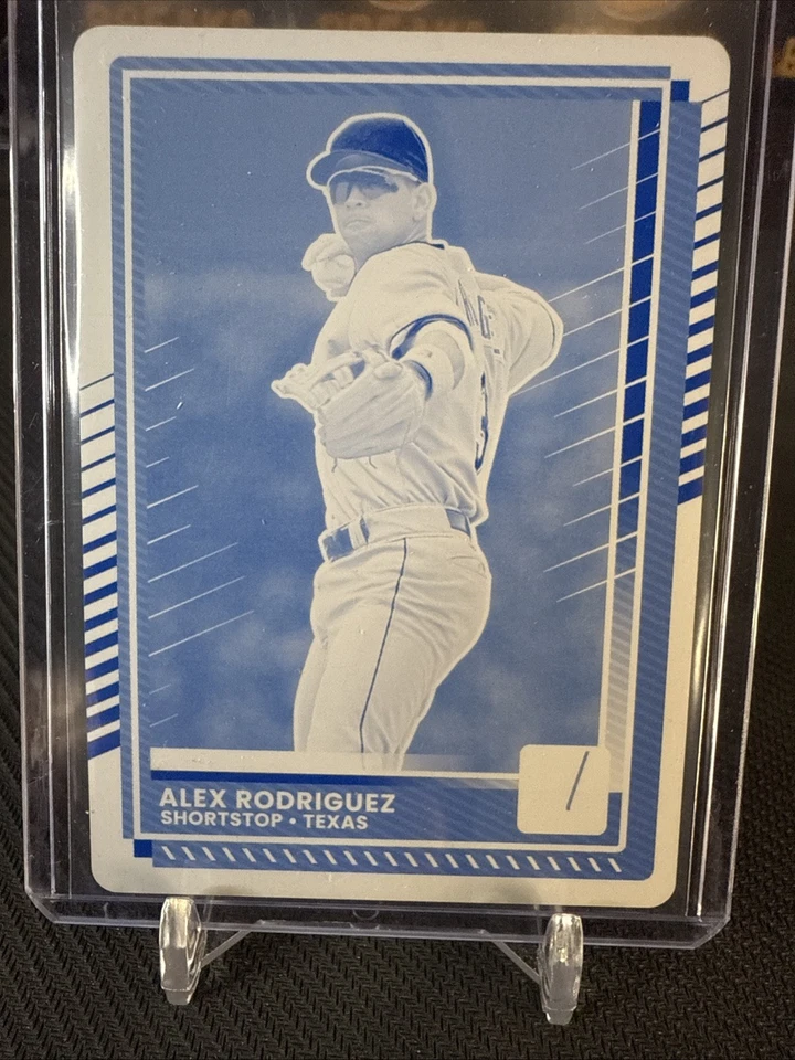 2024 Panini Donruss Алекс Родригес печатная пластина вставка (1 из 1) 😍 - Изображение 1 из 3