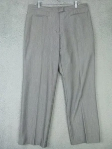 Ruby Rd. Womens 14 36x29 Gray Flat Front Dress Pants - Picture 1 of 6