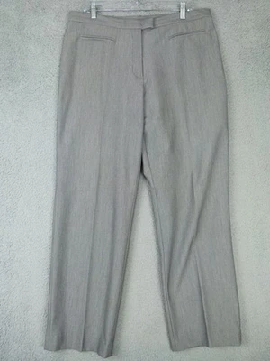 Ruby Rd. Womens 14 36x29 Gray Flat Front Dress Pants - Image 1 of 4