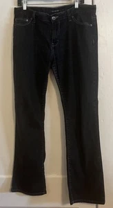 Calvin Klein CK Jeans Women's 14 Black Boot Cut Mid Rise Inseam Mom Classic Chic - Picture 1 of 10