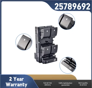 Front Power Window Master Drivers Control Switch For GMC Acadia 2.5L V6 25789692 - Picture 1 of 7