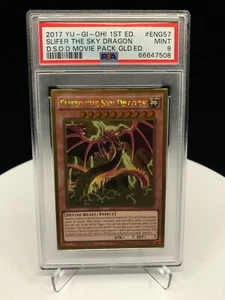 2017 Yu-Gi-Oh! Slifer the Sky Dragon 1st Edition MVP1-ENG57 [PSA 9] - Picture 1 of 2