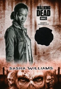 The Walking Dead Hunters & Hunted 2018, disfraz de Sasha tarjeta reliquia R-SWJ #98/99 - Imagen 1 de 2