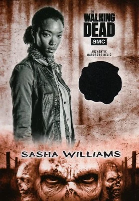 2018 Walking Dead Hunters & Hunted, Sasha Costume Relic Card R-SWJ #98/99 - Image 1 of 2