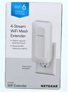 Netgear 4-Stream WiFi Mesh Extender AX1600 - Picture 1 of 4