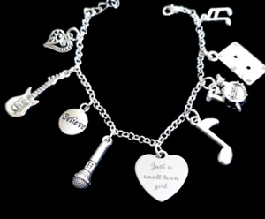 Just a Small Town Girl Bracelet Music Lover Steve Perry Gift Journey Jewelry - Picture 1 of 7