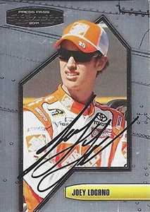 AUTOGRAPHED Joey Logano 2011 Press Pass Stealth Racing (#20 The Home Depot Team) - Picture 1 of 2