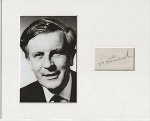 Jo Grimond liberal party genuine authentic autograph signature UACC RD COA - Picture 1 of 1