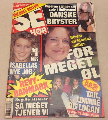 MICHAEL BOLTON INTERVIEW PHOTOS INSIDE DENMARK VINTAGE Danish Magazine 1991 - Image 1 of 4