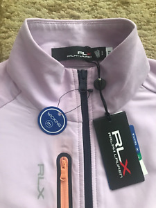 Ralph Lauren RLX Full Zip Golf Vest Womens Size Small Light Purple NWT $168.00