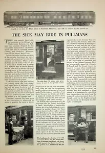 Original Railroad & Trains ADs: The sick may ride in Pullman - Picture 1 of 2