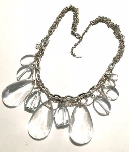 Collar Lucite 20" Cuentas Vintage Firmado ROBERT ROSE Ajustable - Imagen 1 de 6