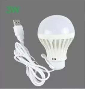 5V low-voltage light led energy-saving Home Camping emergency bulbs 3W USB bulb - Picture 1 of 5