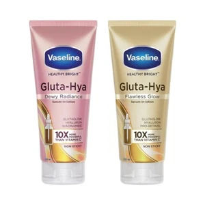 Vaseline Gluta-Hya Flawless Glow & Dewy Radiance Face Body Lotion 200ml Each - Picture 1 of 7