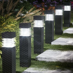 6 Pack Solar Pathway Lights - Solar Powered Outdoor Walkway Light Solar Garden L - Picture 1 of 12