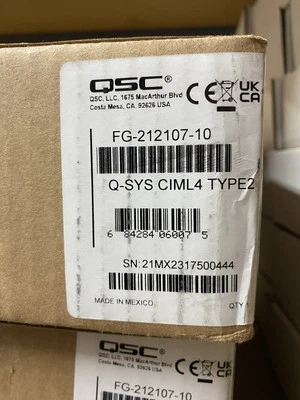 QSC Q-SYS CIML 4 TYPE 2 Expansion Card ( FG-212107-10)  - Image 1 of 2