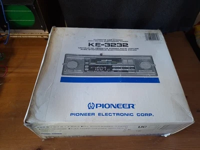 Pioneer KE-3232 Two Knob Car Stereo  Radio AM/FM Cassette Deck Vintage NOS - Image 1 of 3