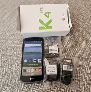 Rare Vintage LG K4 LTE K120 Unlocked Smartphone 4G LTE Black 8GB Open Box - Bild 1 von 5