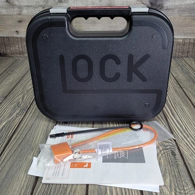 Glock OEM Pistol Padded Hard Gun Case w/Owner Manual, Bore Jag, Lock G17 FXD EUC - Image 1 of 4