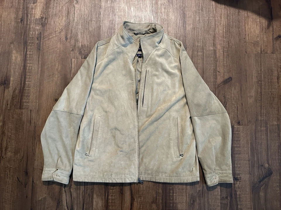 Chaqueta pesada Gap para hombre talla XL TOSTADA 100 % cuero genuino Foto 1 de 4