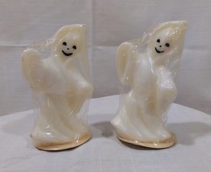 Vtg Guild House Ghost Candles Made In The USA Set Of 2 - Picture 1 of 5
